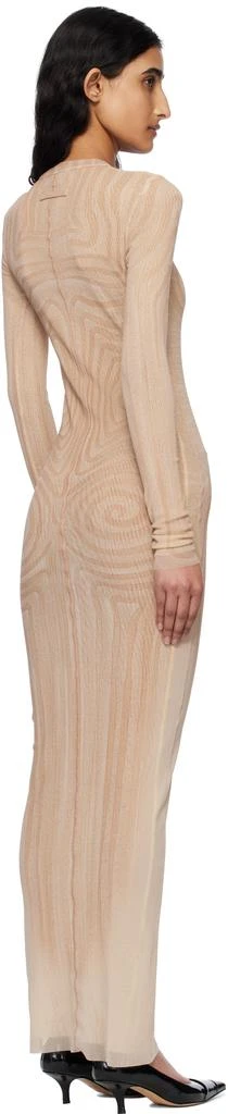 Jean Paul Gaultier Pink 'The Long Spirale' Maxi Dress 3