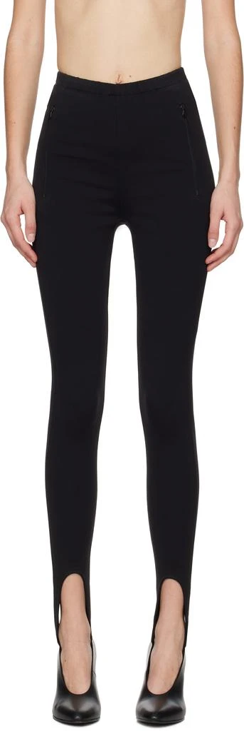 WARDROBE.NYC Black Stirrup Leggings 1