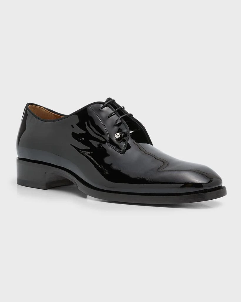 Christian Louboutin Men's Chambeliss Patent Leather Derby Shoes 3