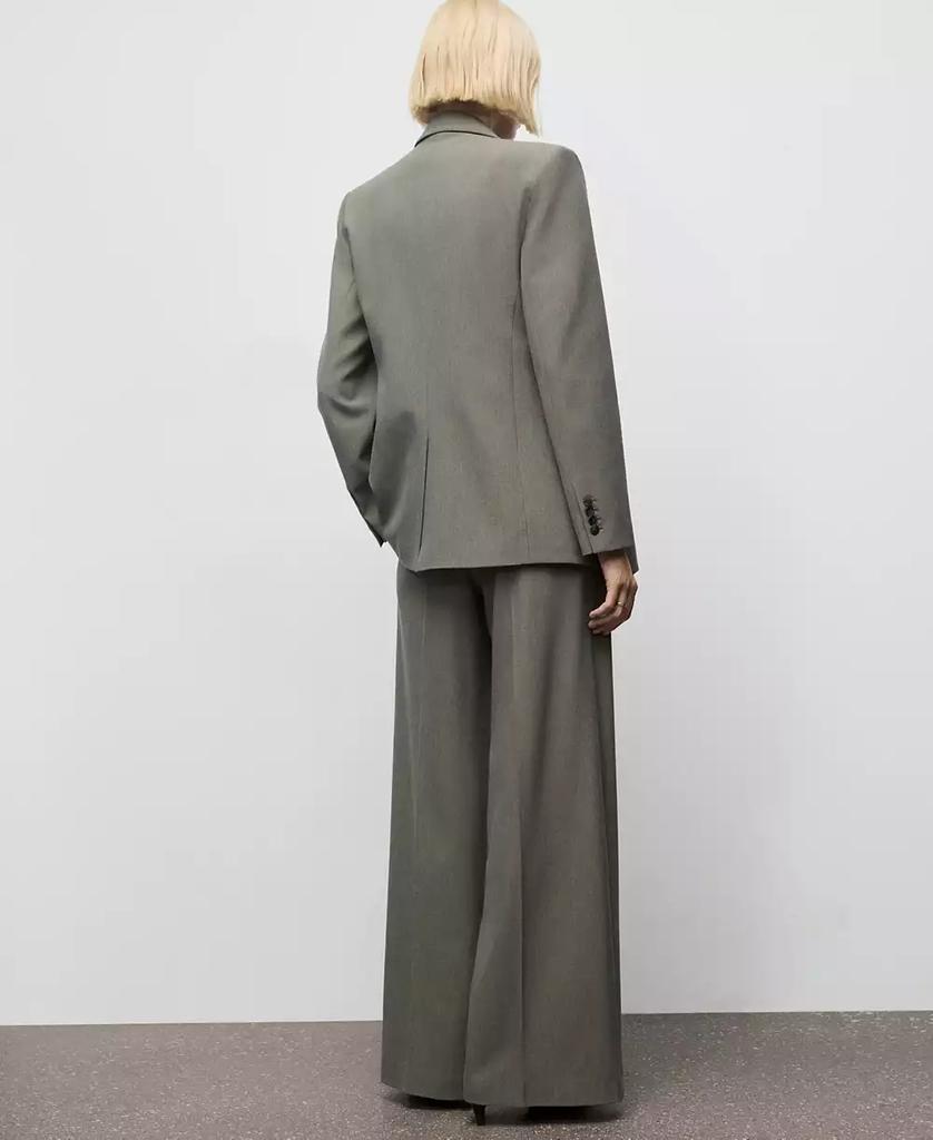 Mango Women's Flap Pockets Suit Blazer