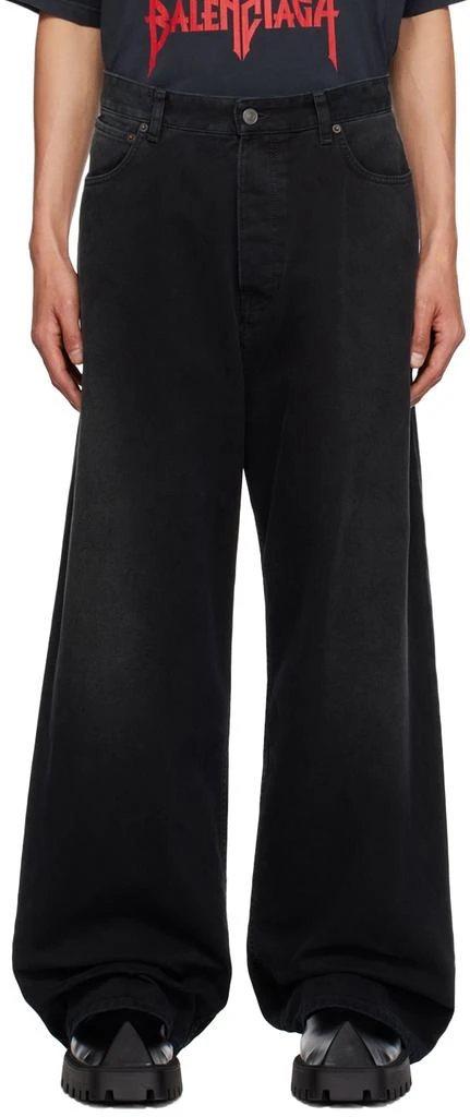Balenciaga Black Baggy Jeans 1