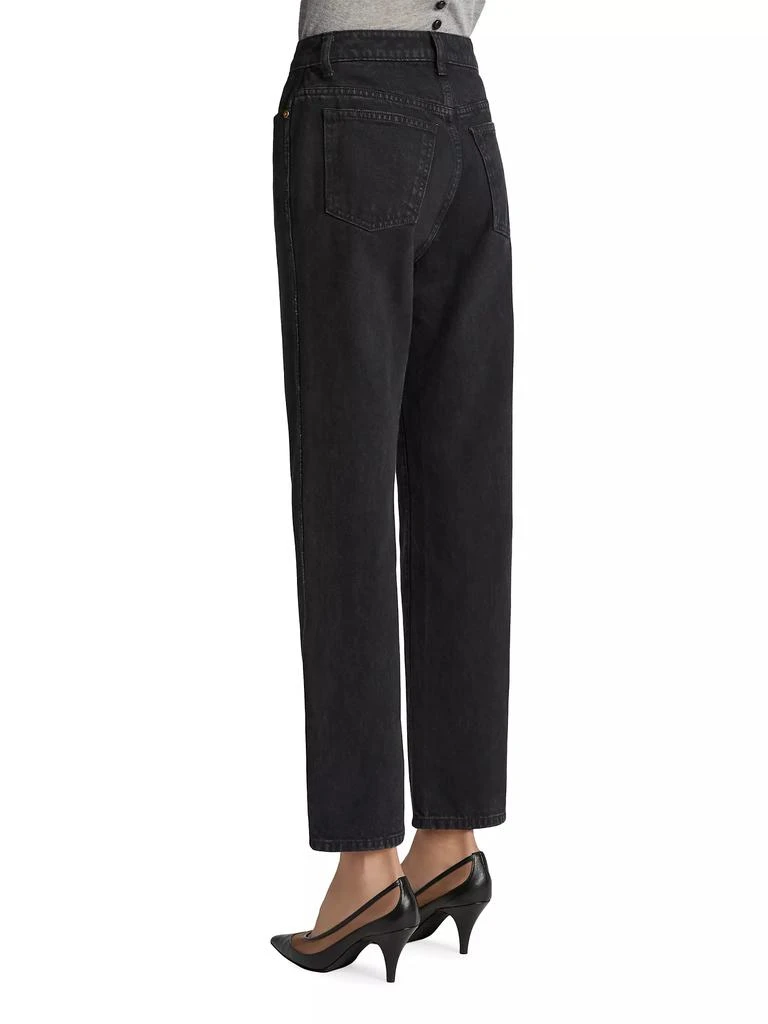 Khaite Abigail Mid-Rise Straight Jeans 4