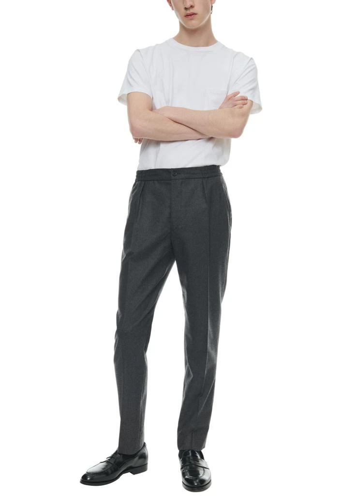 Fursac Wool flannel elasticated trousers 5