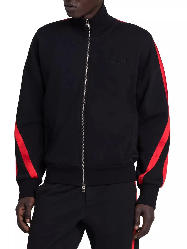 Alexander McQueen Striped Cotton Track Jacket 4