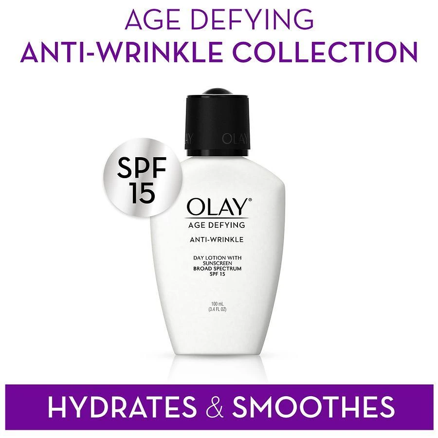 Olay Age Defying Anti-Wrinkle Day Face Lotion with Sunscreen SPF 15 No scent 3