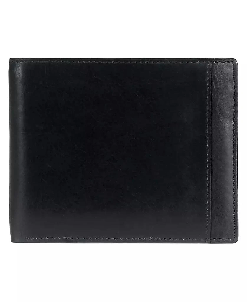Mancini Leather Goods Casablanca Collection Men
s RFID Secure Center Billfold with Removable Left Wing Passcase 1