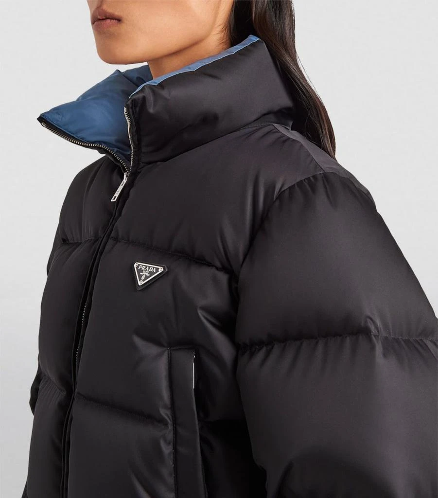 Prada Crop Re-Nylon Puffer Jacket 5