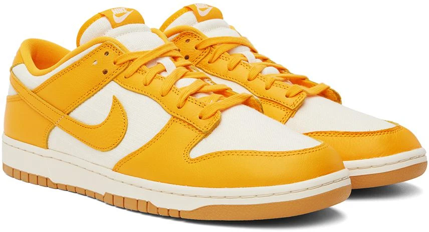 NIKE Yellow Dunk Low Retro Sneakers 4