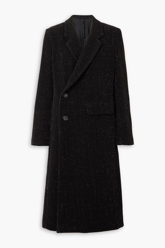 PETAR PETROV Metallic ribbed corduroy coat