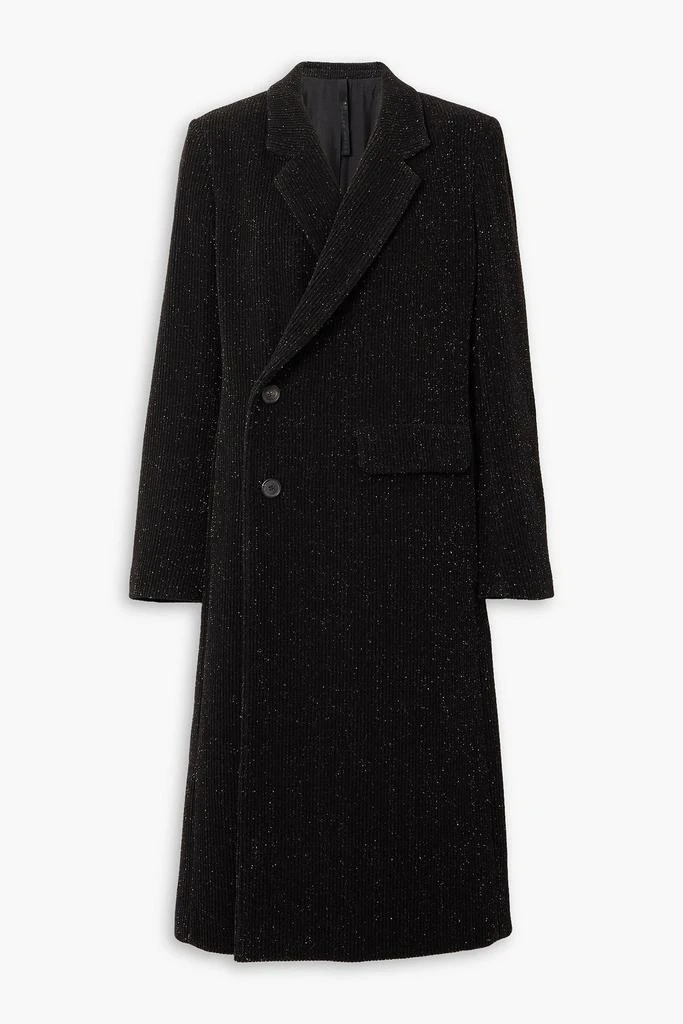 PETAR PETROV Metallic ribbed corduroy coat 1
