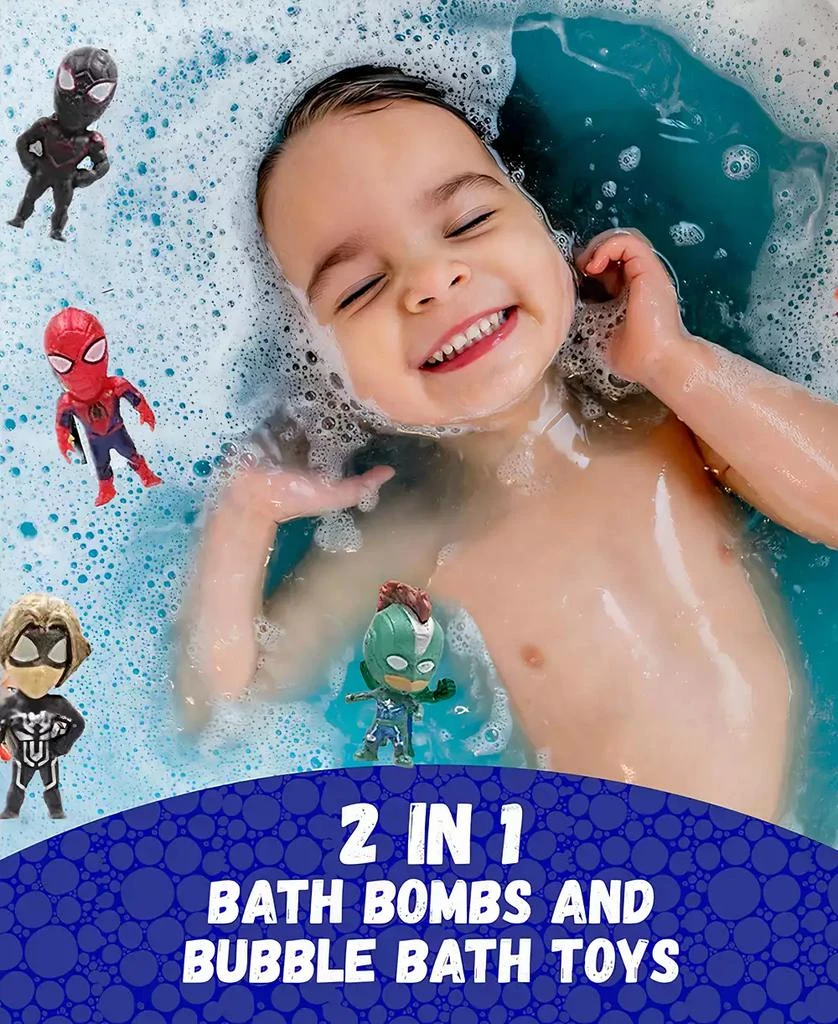 Lovery 12-Pc. Superhero Bath Bombs Gift Set with Surprise Toy 7