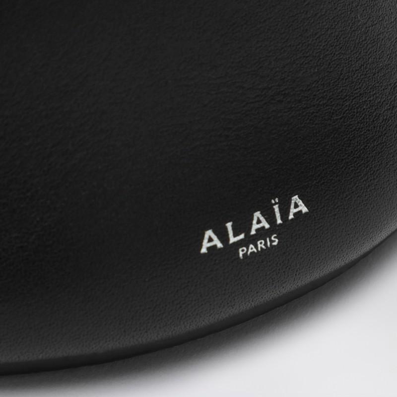 【ALAIA】ブラック ミニ Ring バケットバッグ Alaïa Mini Ring Bucket black leather bag - Tote Bags
