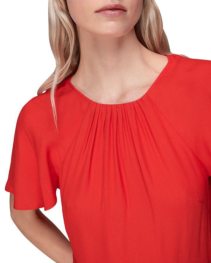 Whistles Annabelle Cape Sleeve Dress