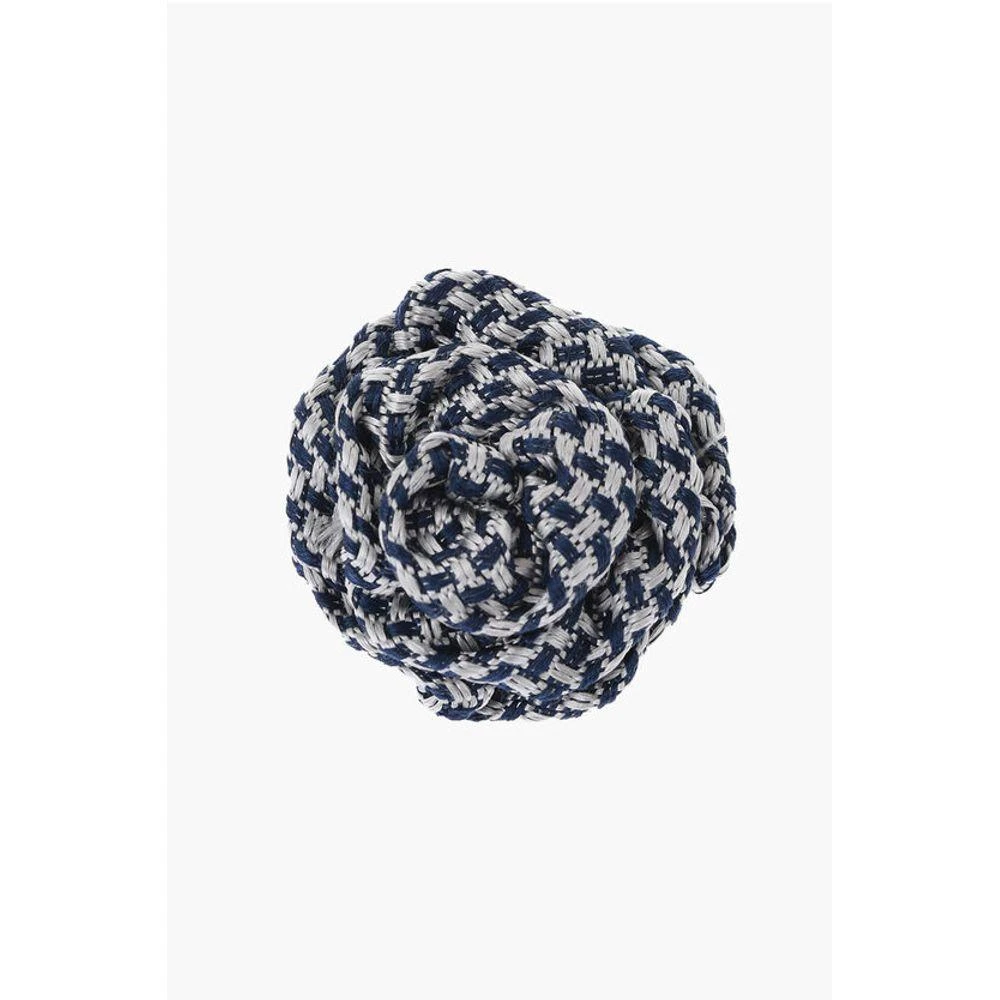 Corneliani Embroide Silk Lapel Women's Brooch 1
