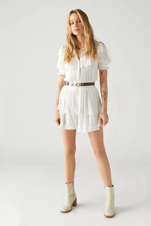 Urban Outfitters UO Topanga Ruffle Romper 4