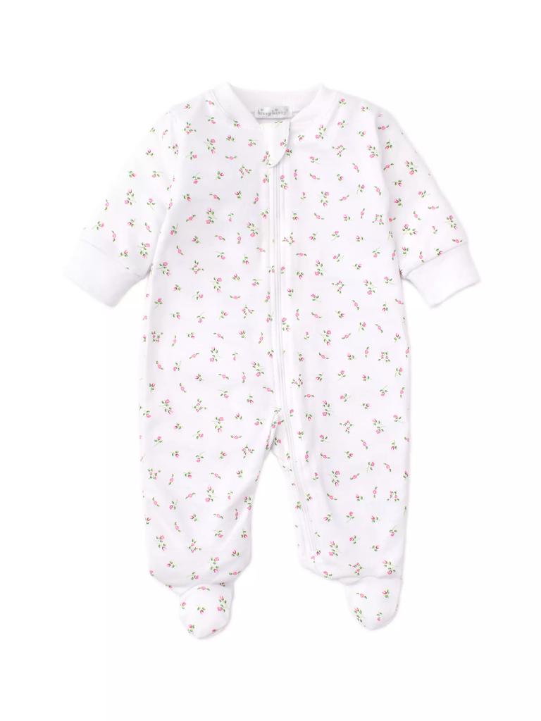 Kissy Kissy Baby Girl's Floral Print Footie