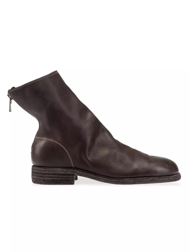 guidi Leather Back Zip Boots 1