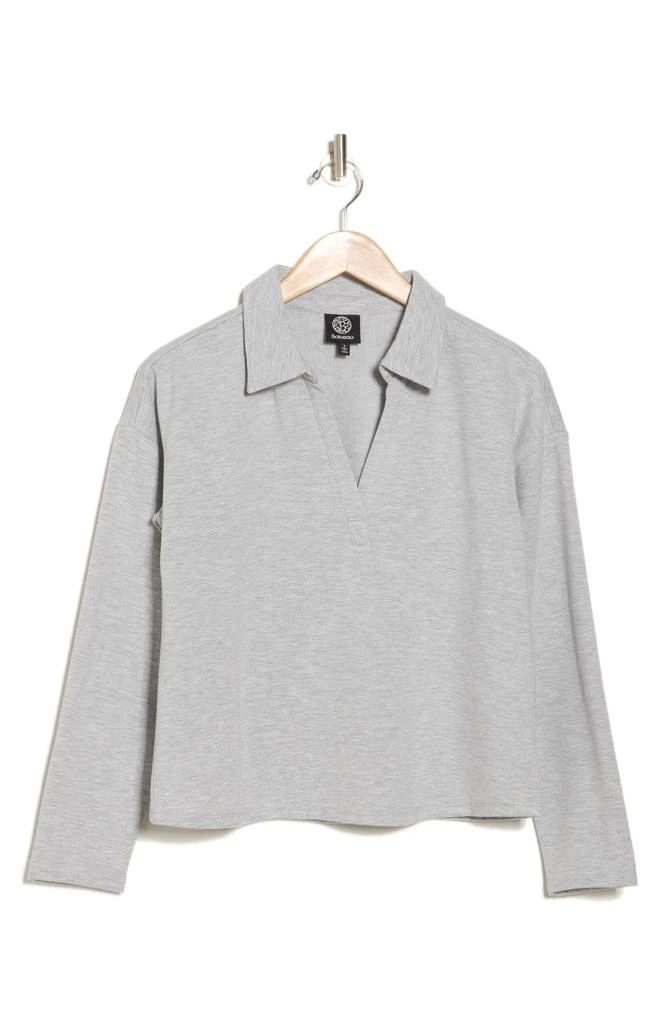 Bobeau Stella Collared Fleece Pullover 3