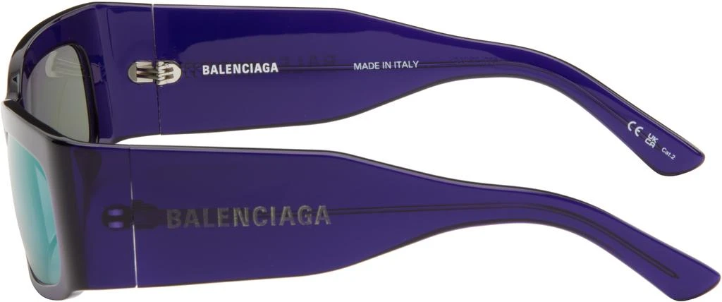 Balenciaga Purple Paper Sunglasses 3