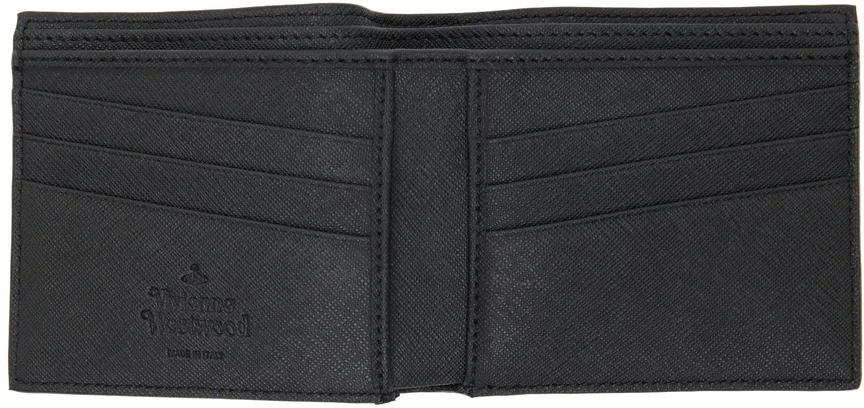 Vivienne Westwood Black Saffiano Man Bifold Wallet 3