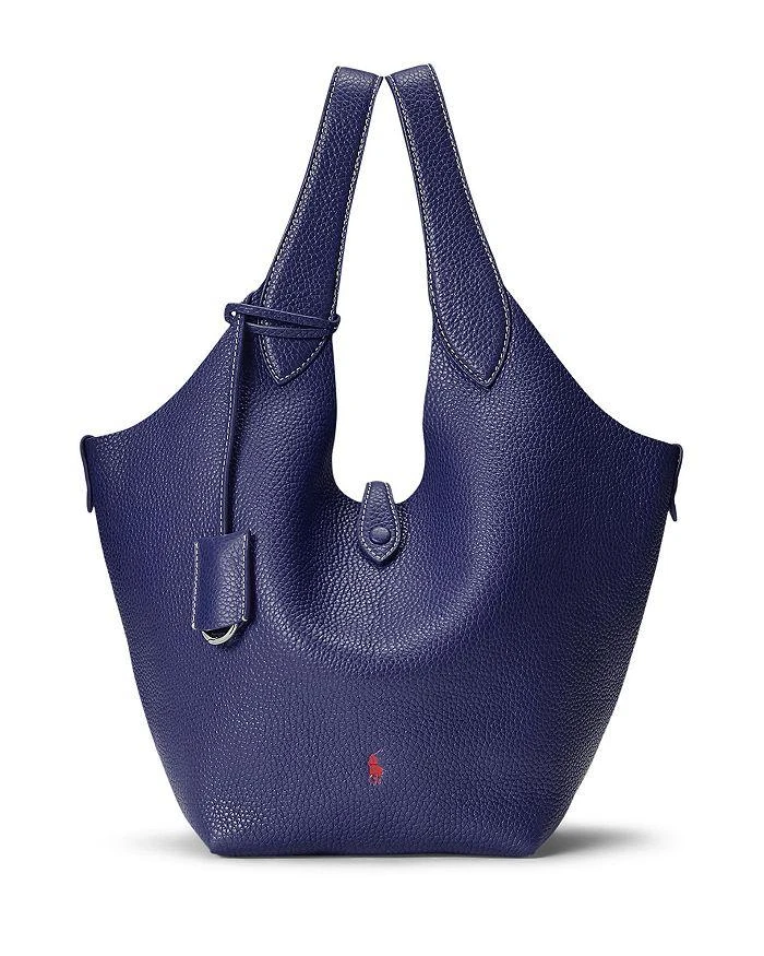 Ralph Lauren Polo Play Medium Leather Tote