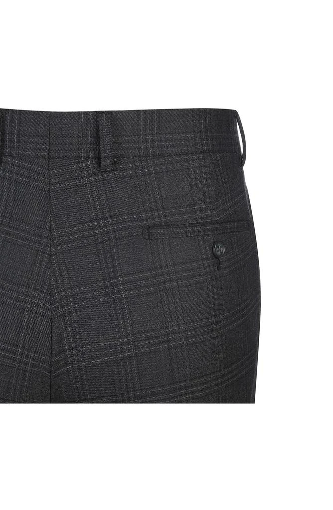 English Laundry Plaid Trim Fit Notch Lapel Wool Blend Two-Piece Suit 10