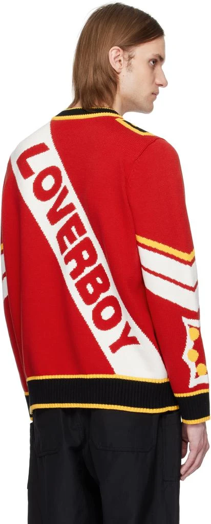 Charles Jeffrey Loverboy Red 'Loverboy' Logo Sweater 3