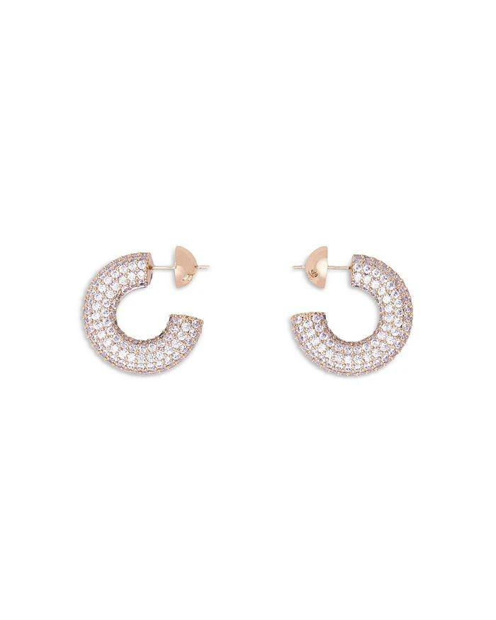 Maje Rhinestone Hoop Earrings