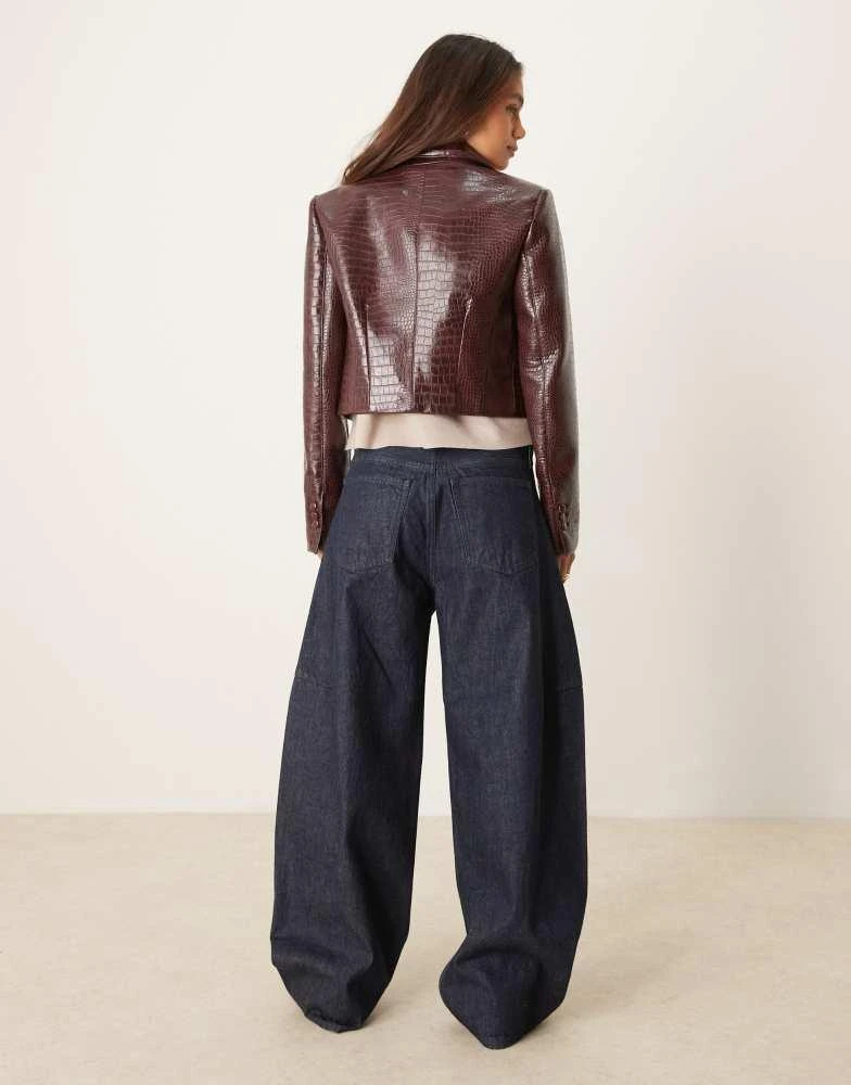 Abercrombie & Fitch Abercrombie & Fitch bubble baggy jean in indigo 3