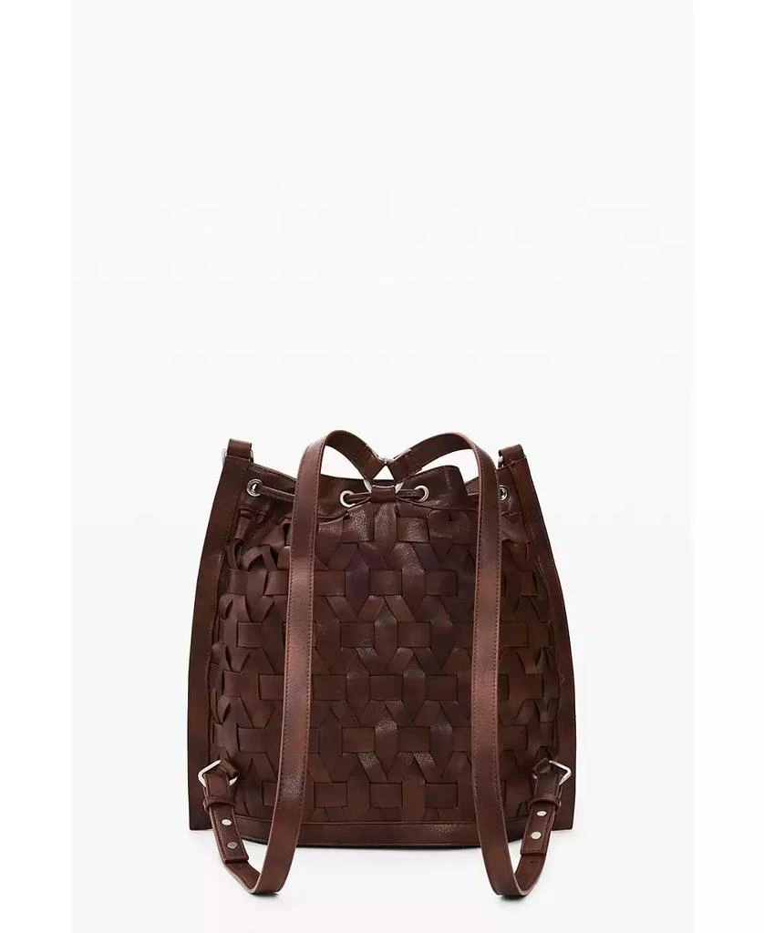 Desigual Women
s Medium braided drawstring backpack 4