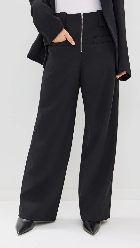 Pixie Market Zip Wide Leg Pants 1