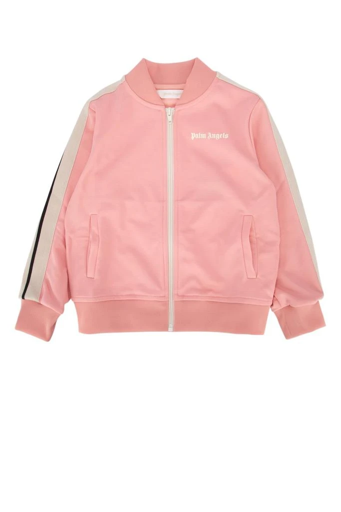 Palm Angels Palm Angels Kids Contrast-Stripe Zipped Track Jacket 1