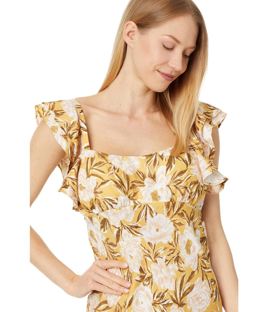 madewell ruffled scoopneck maxi dress in floral Madewell Ruffled Scoopneck Maxi Dress in Florla