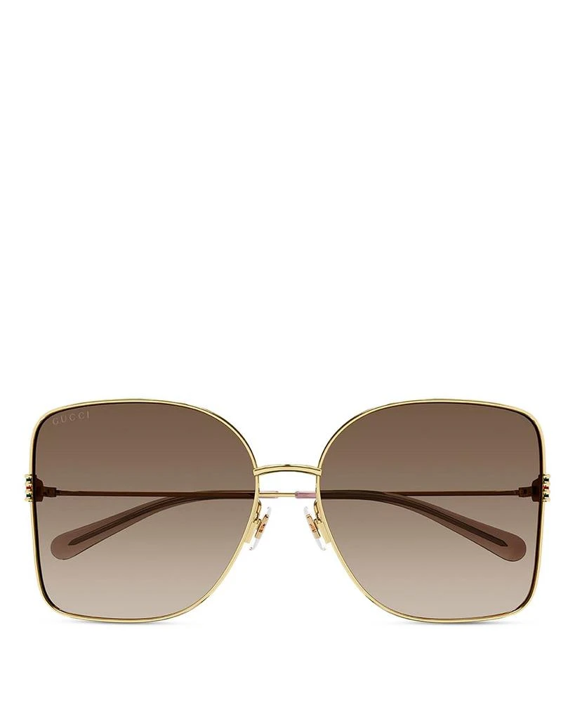 Gucci Not A Fork Squared Sunglasses, 62mm - Accessories  display picture 3