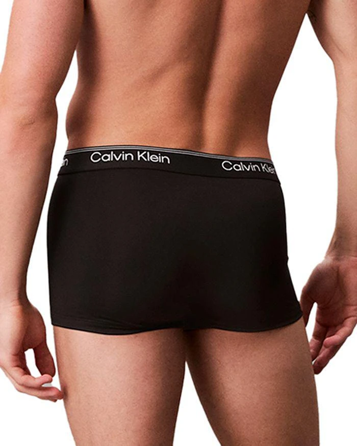 Calvin Klein Microfiber Stretch Low Rise Trunks, Pack of 3 4