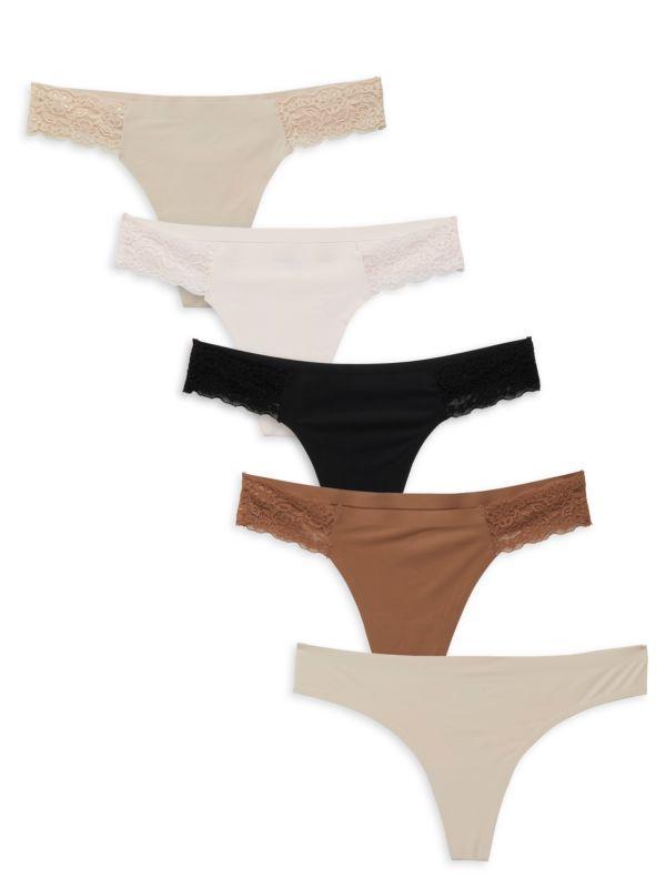 Ava & Aiden 5-Pack Thongs