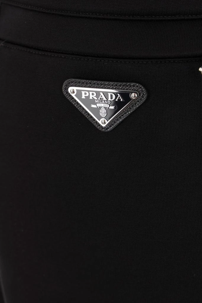 Prada Prada Triangle-Logo Elasticated Waistband Shorts 3