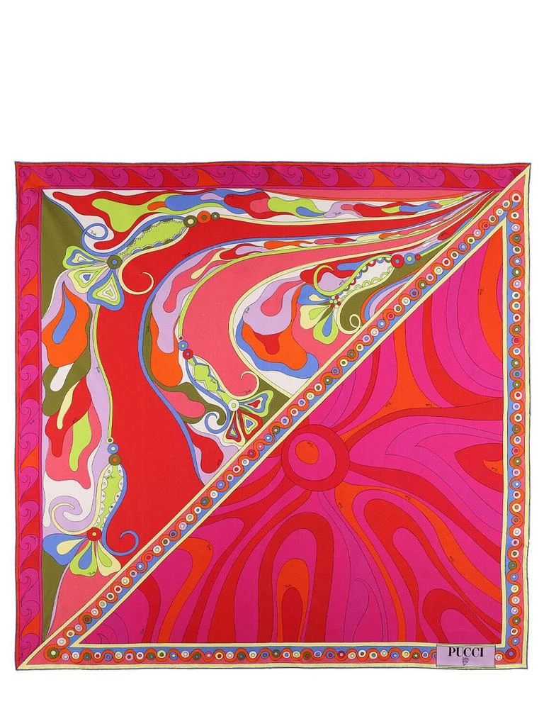 PUCCI Silk Twill Scarf 1
