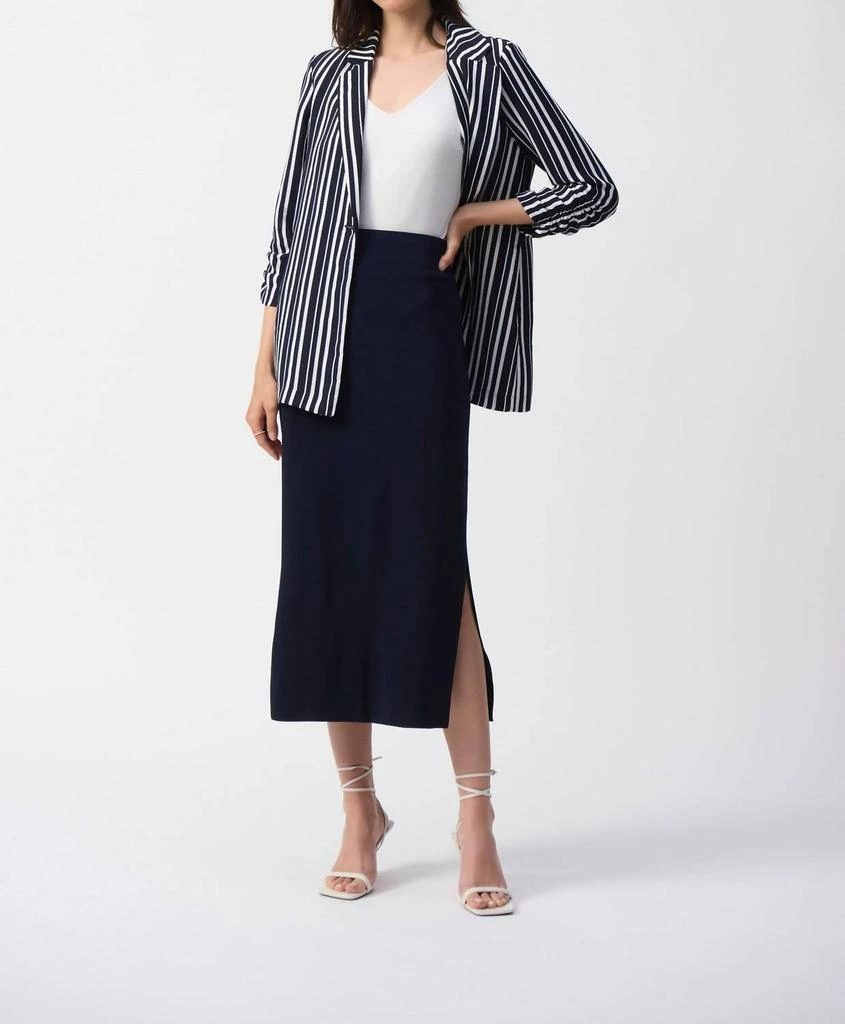 JOSEPH RIBKOFF Joseph Ribkoff - Stripe Boxy Blazer Jacket 5