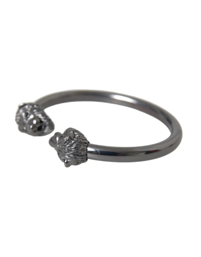 Nialaya Rhodium Lion Bangle Bracelet Women's Women 2