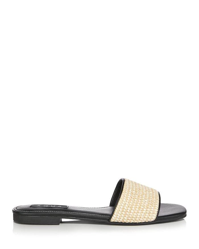 AQUA Women's Deker Slip On Slide Sandals - Exclusive 2