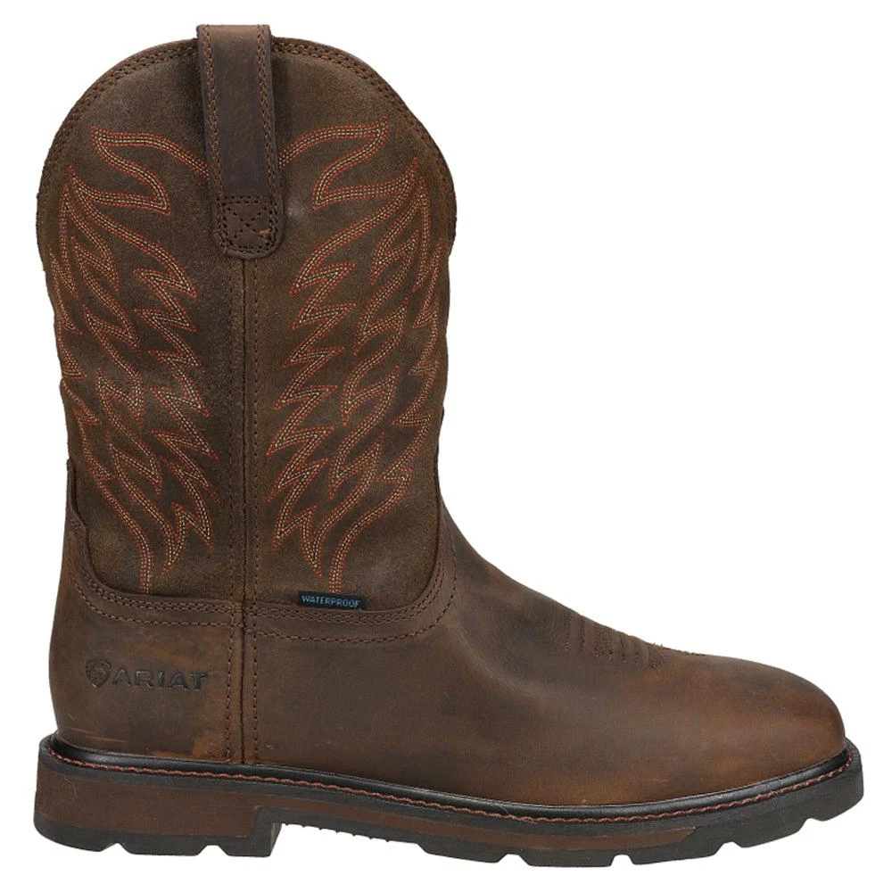 Ariat Groundbreaker 10 Inch Waterproof Soft Toe Work Boots 1