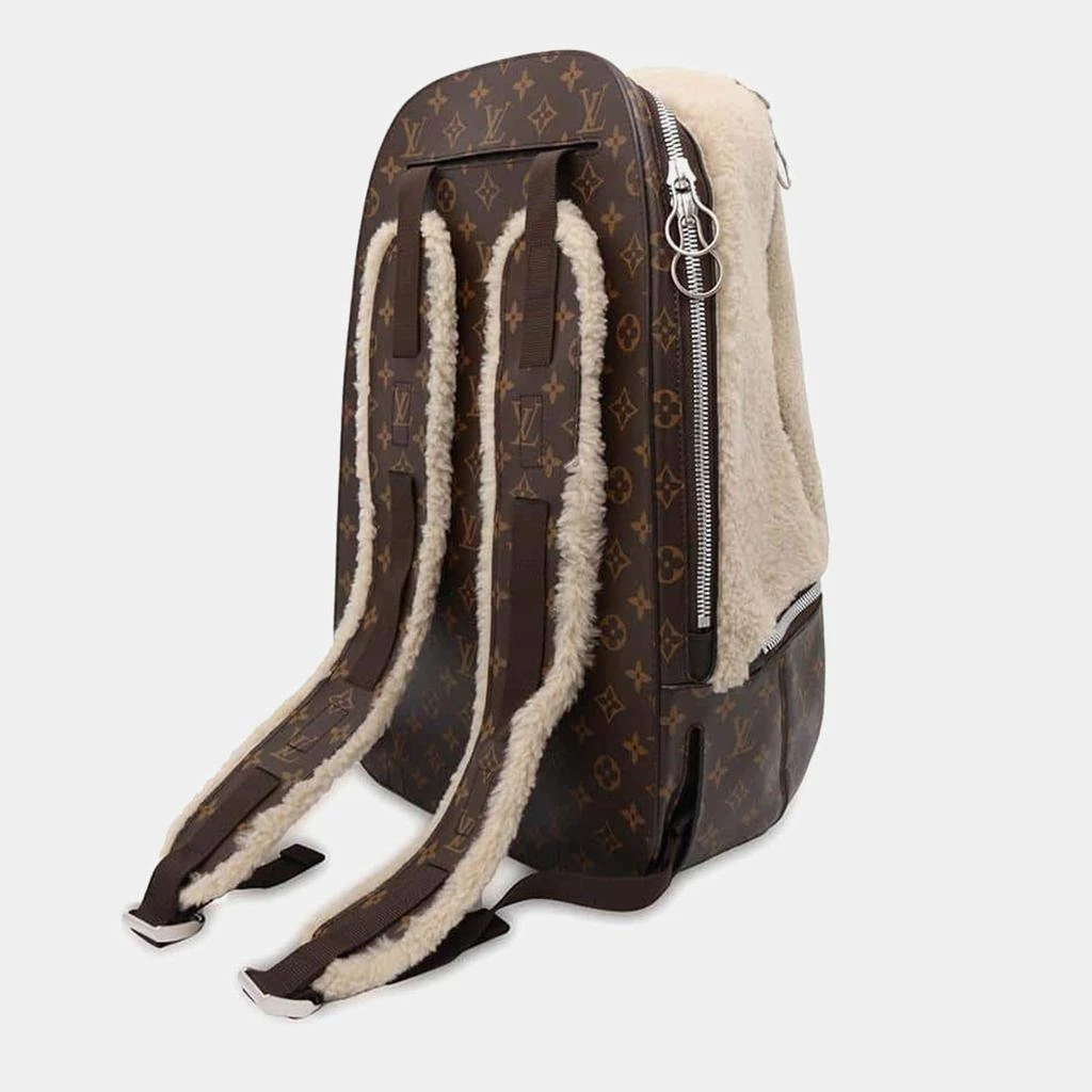 Louis Vuitton Louis Vuitton Brown/Ivory Monogram Mouton Celebrating Backpack 3