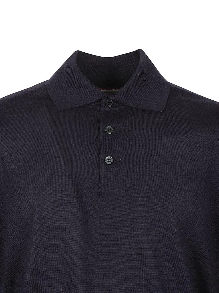 Brunello Cucinelli Brunello Cucinelli Long Sleeve Polo Shirt 3