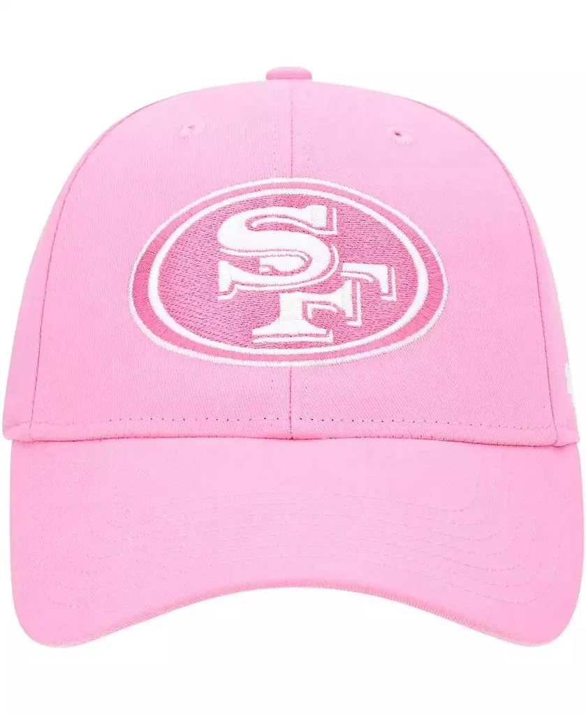 47 Brand Big Girls Pink San Francisco 49ers Rose MVP Adjustable Hat 4