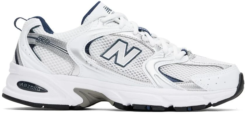 New Balance White 530 Sneakers 1