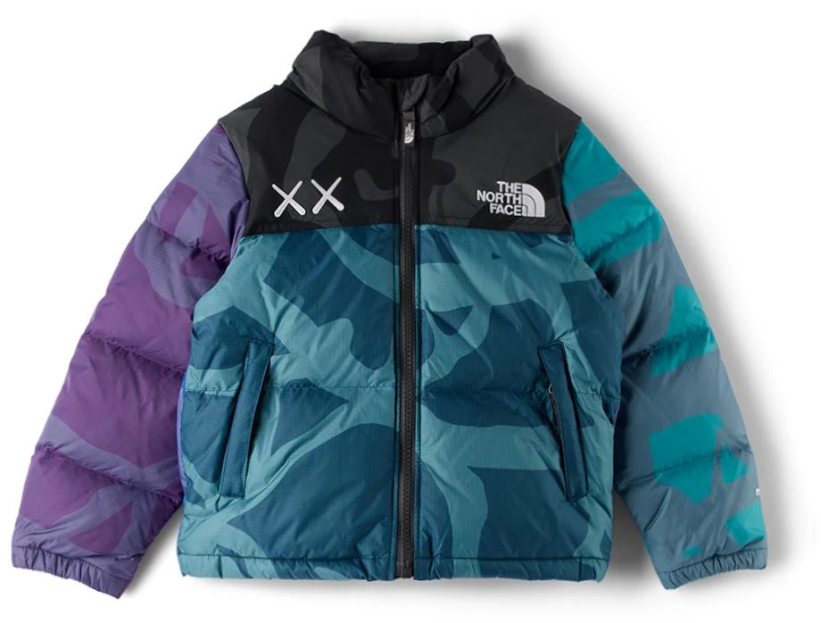 The North Face Baby Blue KAWS Edition Down 96 Nuptse Jacket 1