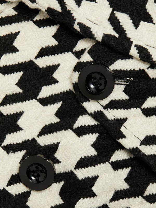 Alice by Temperley Ally Houndstooth Double-Breasted Cropped Jacket 4