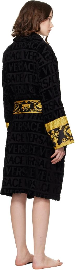 Versace Black 
I Heart Baroque
 Bathrobe 3