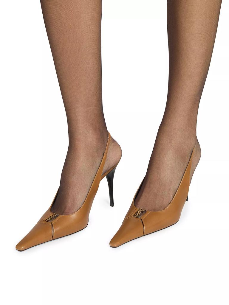 パンプス Saint Laurent Babylone Breteuil SAINT LAURENT Women's Babylone Breteuil Slingback Pumps